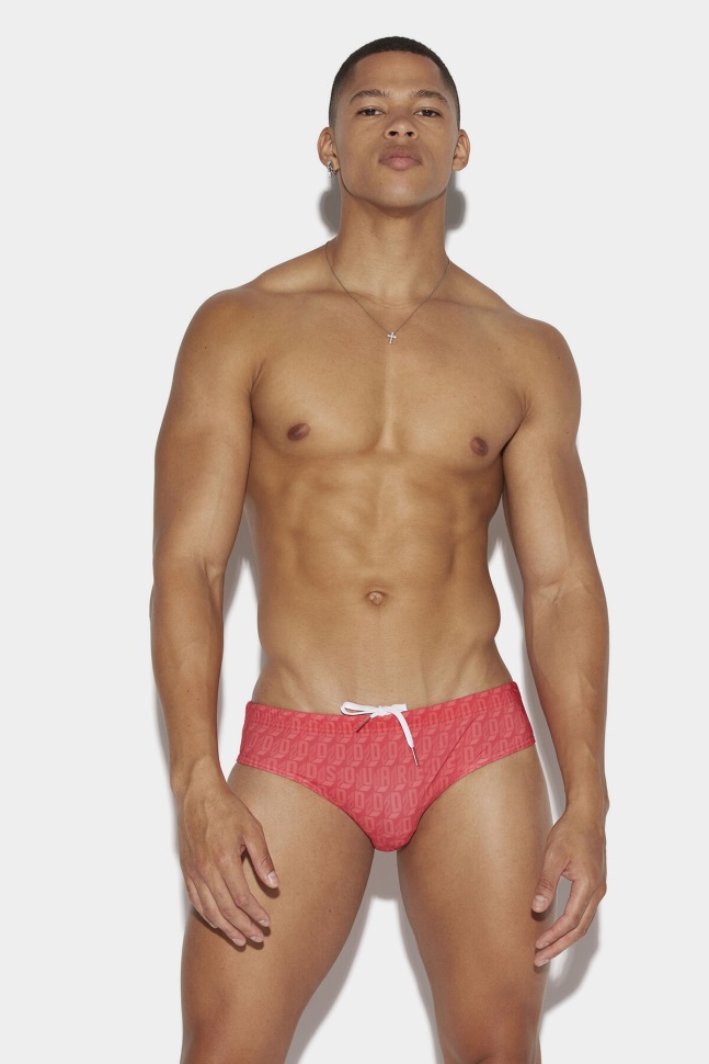 dsquared2_iconic_monogram_brief.jpg Dsquared2 Iconic Monogram Brief - Image 1