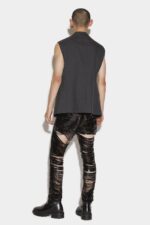 Dsquared2 Iconic NAVY BLUE/BLACK Ripped Sequins Cool Guy Jeans D2 - Image 2
