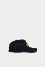Dsquared2 Iconic NAVY D2 Baseball Cap - Image 4