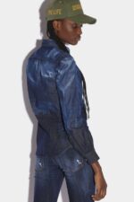 Dsquared2 Iconic One Life Cotton Pleated Yoke Shirt - Image 2
