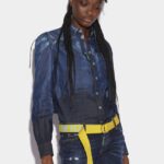 Dsquared2 Iconic One Life Cotton Pleated Yoke Shirt