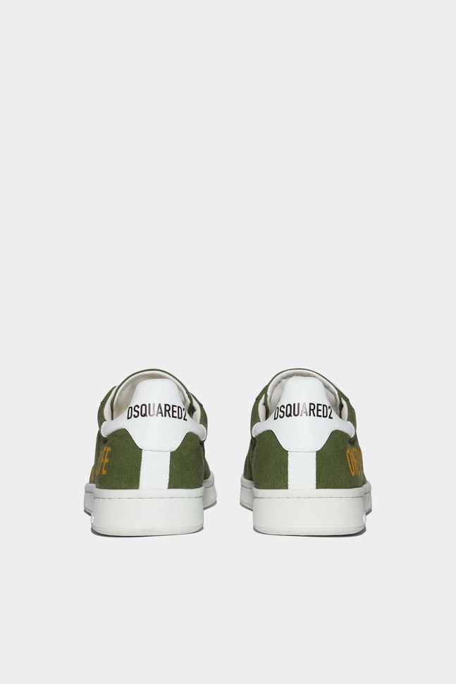Dsquared2 Iconic One Life Organic Cotton Boxer Sneakers RED/OCHRE - Image 2