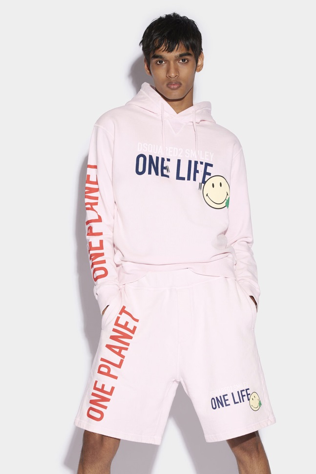 dsquared2_iconic_one_life_organic_cotton_shorts_d2_pink.jpg Dsquared2 Iconic One Life Organic Cotton Shorts D2 PINK - Image 1