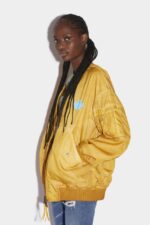 Dsquared2 Iconic One Life Recycled Nylon Oversized Bomber - Image 3