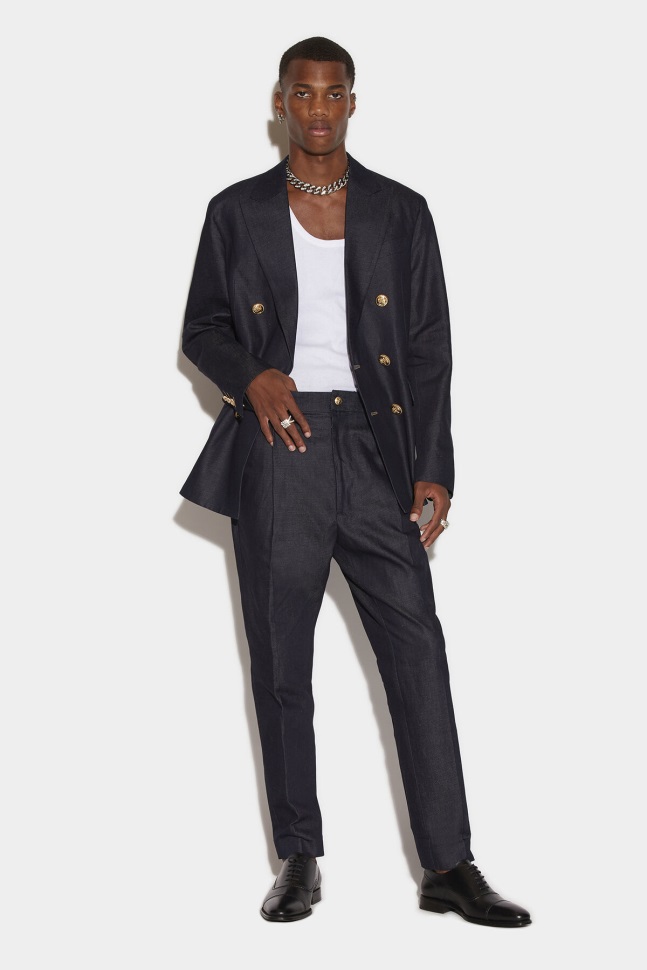 dsquared2_iconic_one_pleat_trousers.jpg Dsquared2 Iconic One Pleat Trousers - Image 1