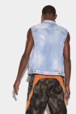 Dsquared2 Iconic Over Jean Vest - Image 2