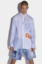 Dsquared2 Iconic Patchwork Drop Shirt