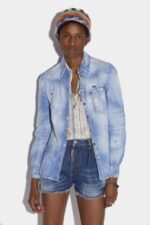 Dsquared2 Iconic Pleated Yoke Shirt - Image 3