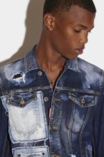 Dsquared2 Iconic Raw Pocket Dan Jean Jacket - Image 3