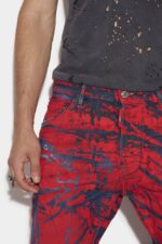 Dsquared2 Iconic Red Press Wash Cool Guy Jeans - Image 4
