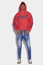 Dsquared2 Iconic Red Tab Partially Organic Cotton Tidy Biker Jeans - Image 3