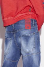 Dsquared2 Iconic Red Tab Partially Organic Cotton Tidy Biker Jeans - Image 4