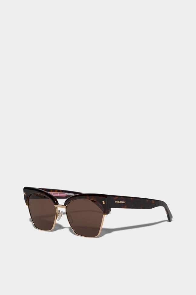 dsquared2_iconic_refined_havana_sunglasses_d2_brown.jpg Dsquared2 Iconic Refined Havana Sunglasses D2 BROWN - Image 1