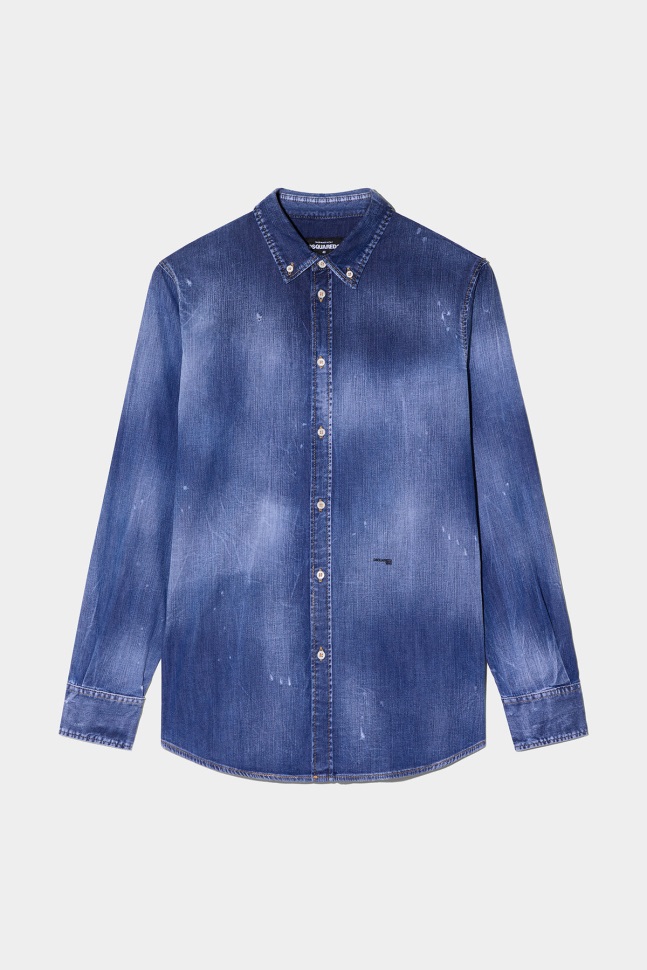 dsquared2_iconic_relax_button_down_shirt.jpg Dsquared2 Iconic Relax Button Down Shirt - Image 1