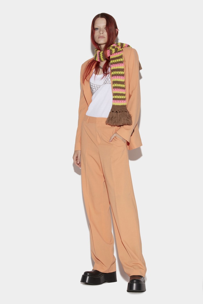 dsquared2_iconic_salmon_slouchy_trousers.jpg Dsquared2 Iconic SALMON Slouchy Trousers - Image 1