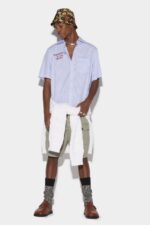 Dsquared2 Iconic Scribble Bowling Shirt - Image 3
