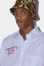 Dsquared2 Iconic Scribble Bowling Shirt - Image 4