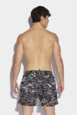 Dsquared2 Iconic Scribbles Midi Boxer - Image 2