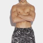 Dsquared2 Iconic Scribbles Midi Boxer