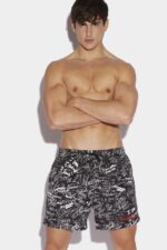 Dsquared2 Iconic Scribbles Midi Boxer