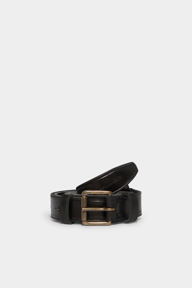 dsquared2_iconic_simple_man_belt_black.jpg Dsquared2 Iconic Simple Man Belt BLACK - Image 1