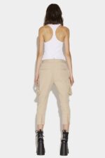 Dsquared2 Iconic Skinny Cargo Pants LIGHT BEIGE/DARK MILITARY GREEN - Image 2