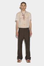 Dsquared2 Iconic Slouch Trousers BROWN/ANTRACITE - Image 3