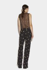 Dsquared2 Iconic Slouchy Trousers BLACK D2 - Image 2