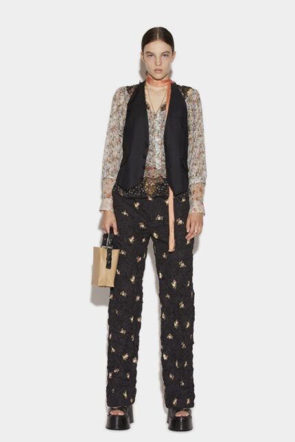 Dsquared2 Iconic Slouchy Trousers BLACK D2