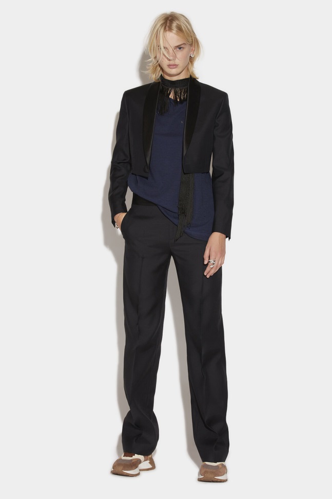dsquared2_iconic_slouchy_trousers_black_d2_black.jpg Dsquared2 Iconic Slouchy Trousers BLACK D2 BLACK - Image 1