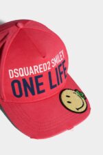 Dsquared2 Iconic Smiley Organic Cotton Baseball Cap D2 - Image 5