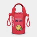Dsquared2 Iconic Smiley Organic Cotton Bucket Bag
