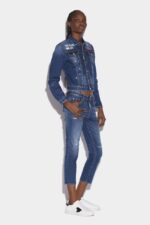 Dsquared2 Iconic Smiley Partially Organic Cotton Cool Girl Jeans - Image 2