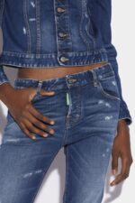 Dsquared2 Iconic Smiley Partially Organic Cotton Cool Girl Jeans - Image 3