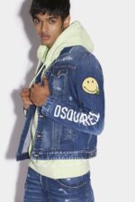 Dsquared2 Iconic Smiley Partially Organic Cotton Dan Jacket - Image 4