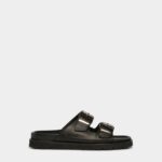 Dsquared2 Iconic Sonny Flat Sandals D2 BLACK