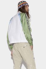 Dsquared2 Iconic Sport Hybrid Tape Jacket WHITE/BEIGE - Image 2