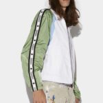 Dsquared2 Iconic Sport Hybrid Tape Jacket WHITE/BEIGE