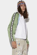 Dsquared2 Iconic Sport Hybrid Tape Jacket WHITE/BEIGE