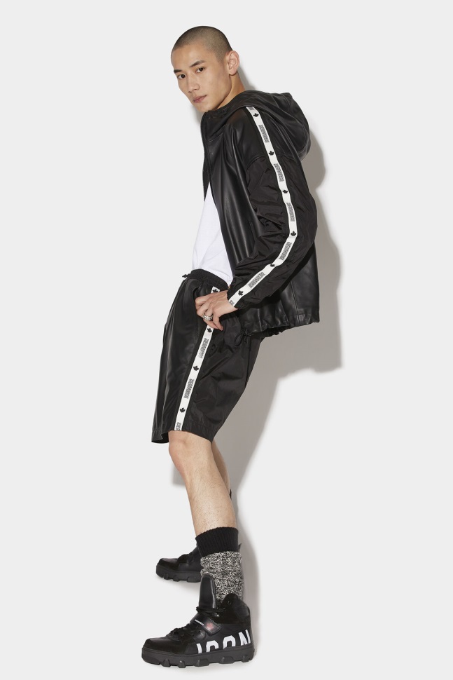 dsquared2_iconic_sport_tape_shorts.jpg Dsquared2 Iconic Sport Tape Shorts - Image 1