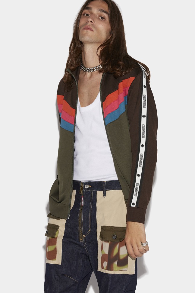 dsquared2_iconic_sport_tape_sweater.jpg Dsquared2 Iconic Sport Tape Sweater - Image 1