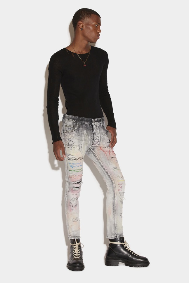 dsquared2_iconic_squat_wash_skater_jeans.jpg Dsquared2 Iconic Squat Wash Skater Jeans - Image 1
