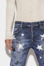 Dsquared2 Iconic Star Wash Skater Jeans - Image 3