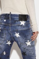 Dsquared2 Iconic Star Wash Skater Jeans - Image 4