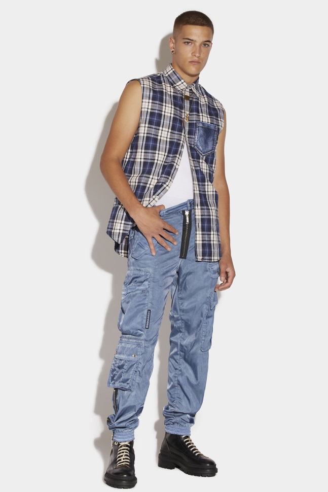 dsquared2_iconic_super_big_cargo_trousers.jpg Dsquared2 Iconic Super Big Cargo Trousers - Image 1