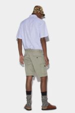 Dsquared2 Iconic Super Light Shorts SAGE/DARK MILITARY GREEN - Image 2