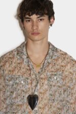 Dsquared2 Iconic Tactical Bowling Shirt D2 BEIGE - Image 5
