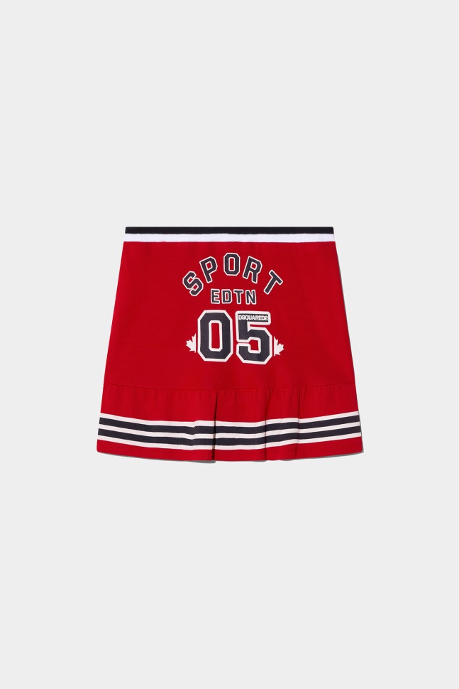 dsquared2_iconic_tango_red_ds2_kids_sport_edtn_05_skirt.jpg Dsquared2 Iconic TANGO RED DS2 Kids Sport Edtn.05 Skirt - Image 1