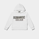 Dsquared2 Iconic TANGO RED/WHITE D2Kids Hoodie
