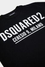 Dsquared2 Iconic TANGO RED/WHITE D2Kids T-Shirt - Image 3